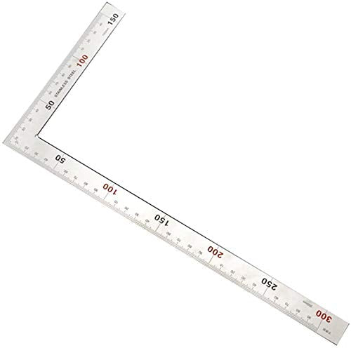  [AUSTRALIA] - 150mm Angel Ruler Stainless Steel 90 Degree Right Angle Ruler for Welding, Wood-Working, Drilling,Making Cabinets