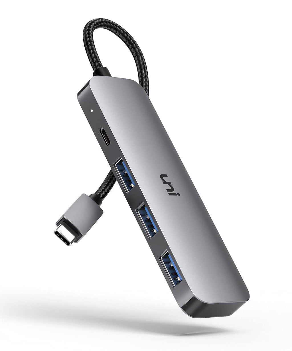 USB C Hub, uni 4-in-1 USB C Adapter with 3 USB 3.0 Ports, 100W USB-C PD Charging Port Thunderbolt 3, USB Type C to USB 3.0 Adapter (Aluminum Shell) for MacBook Pro, iPad Pro, XPS, Pixelbook, and More - LeoForward Australia