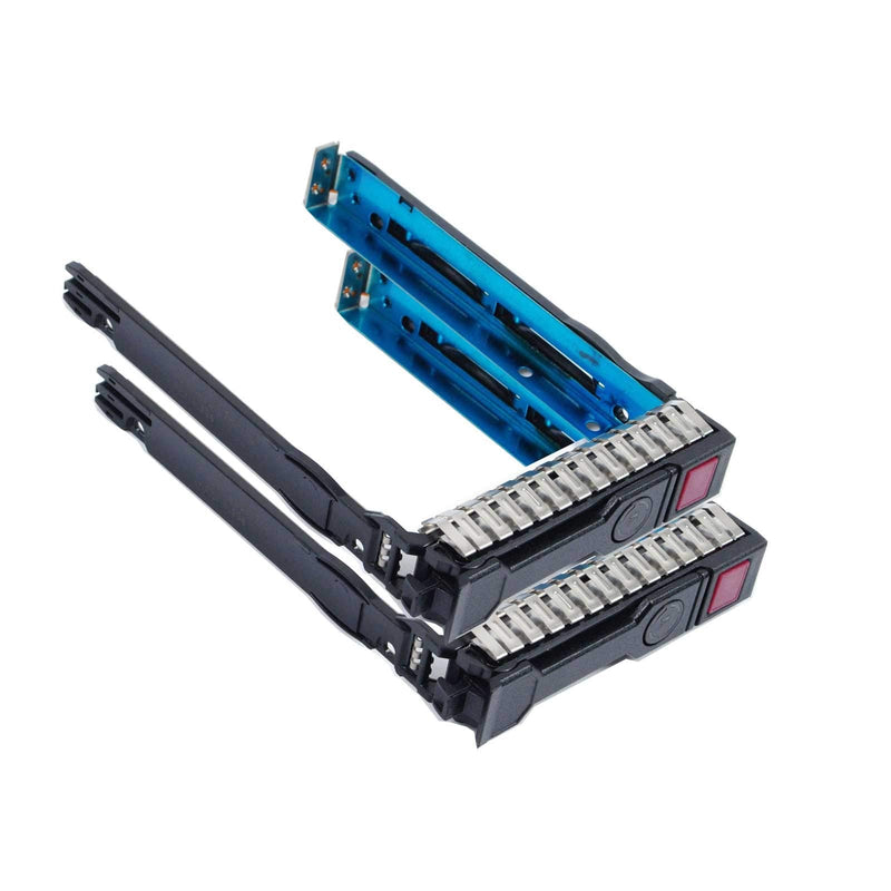  [AUSTRALIA] - 2PCS/Lot 2.5" SFF SAS SATA Drive Carrier Tray Sled Caddy for HP Proliant DL380p DL360p DL160 DL560 DL385 Gen8 Gen9 G8 G9 Servers 651687-001 651699-001