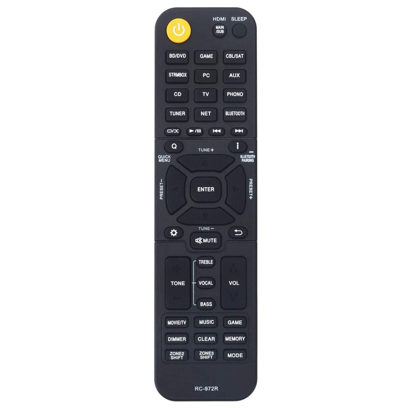 RC-972R Replacement Remote Control Applicable for Onkyo AV Receiver TXNR797 TXRZ840 TXNR696 TXNR595 Audio Vedio Receivers - LeoForward Australia