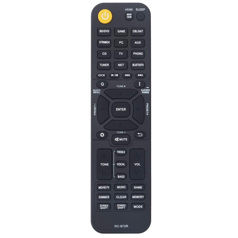 RC-972R Replacement Remote Controller Fit for Onkyo AV Receiver TX-NR696 TX-NR797 TX-RZ840 TX-NR595 - LeoForward Australia