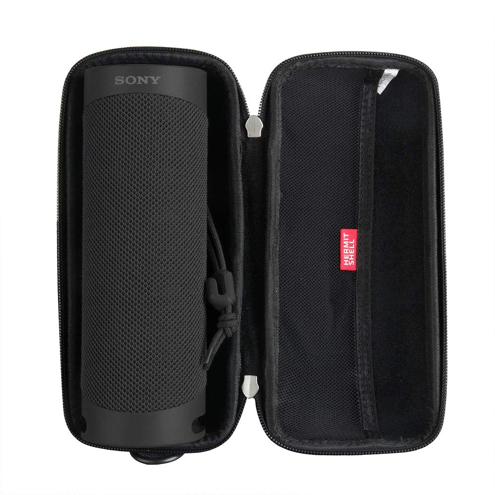 Hermitshell Travel Case for Sony SRS-XB23 Extra BASS Wireless Portable Speaker (Black) Black - LeoForward Australia