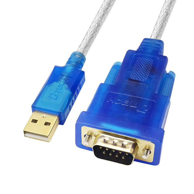 DTECH FTDI USB to Serial Adapter Cable DB9 RS232 Male Port FT232RL Chipset Supports Windows 10 8 7 and Mac Linux (6 Feet) 6ft - LeoForward Australia