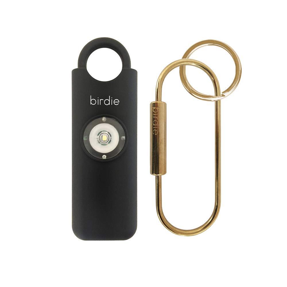  [AUSTRALIA] - She’s Birdie–The Original Personal Safety Alarm for Women by Women–130dB Siren, Strobe Light and Key Chain in 5 Pop Colors (Charcoal) Charcoal