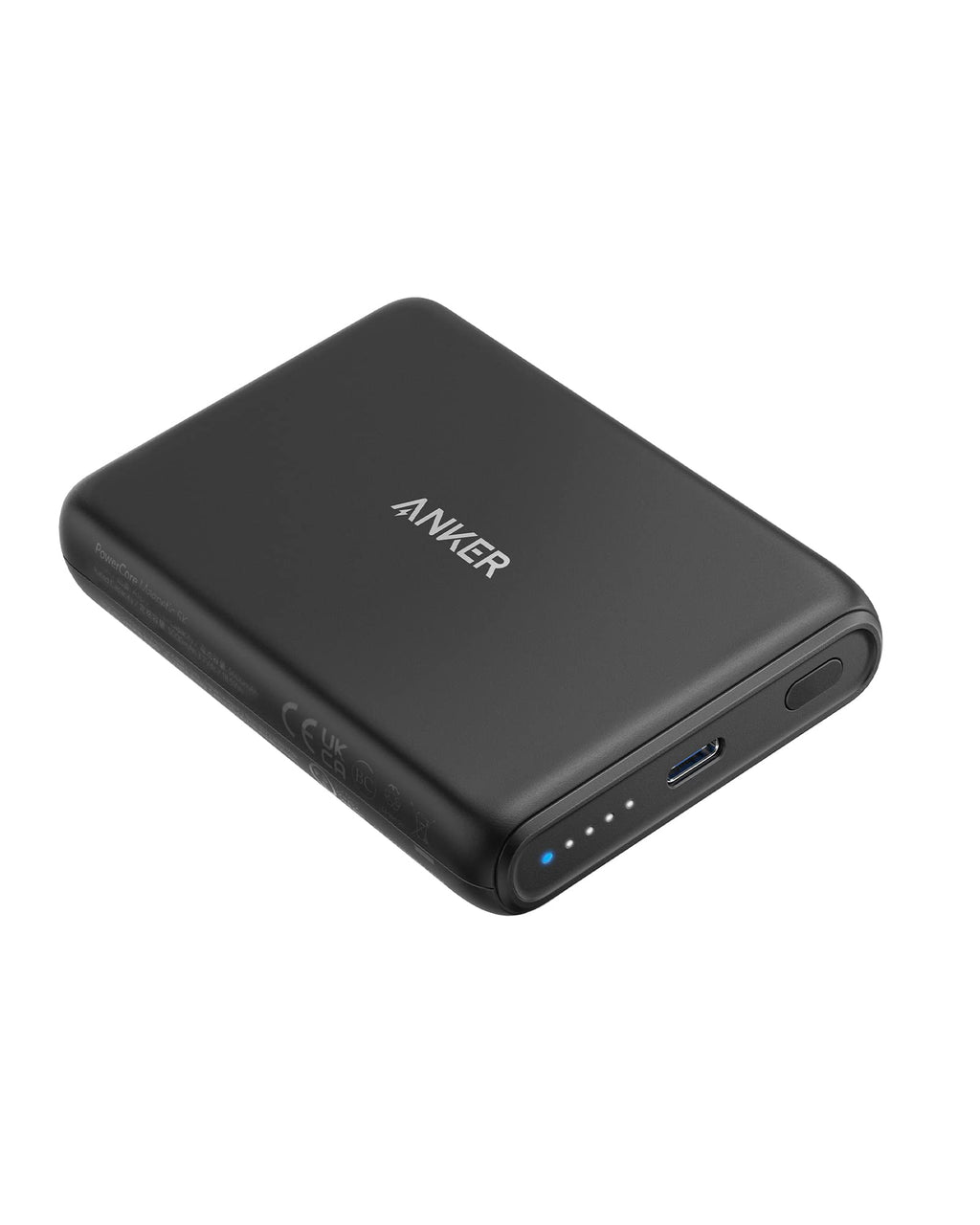  [AUSTRALIA] - Anker 521 Magnetic Battery (PowerCore Magnetic 5K), 5000 mAh Magnetic Wireless Portable Charger with USB-C Cable, for iPhone 13 / 13 Pro / 13 Pro Max / 13 Mini / 12 / 12 Pro / 12 Pro Max / 12 Mini Black