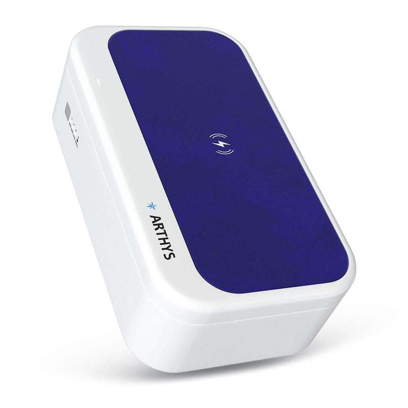  [AUSTRALIA] - UV Light Phone Sanitizer with Fast Wireless Charger | Cell Phone Sterilizer | UVC Cleaning Portable Box for Smartphones, Makeup Tools, Credit Cards, Keys, Glasses | Disinfector EPA: 97272-CHN-1