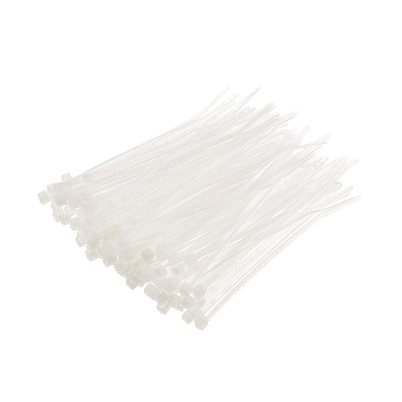  [AUSTRALIA] - uxcell Nylon Cable Ties 4 Inch Length 0.1 Inch Width Self-Locking Zip Ties White 200pcs