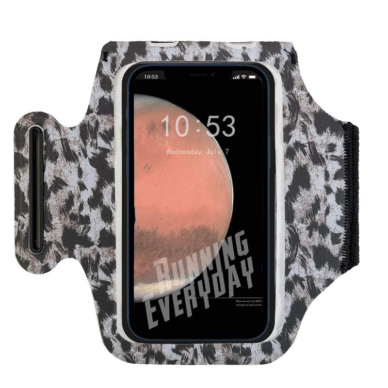 Snailman Running Phone Holder Sports Armband. iPhone Cell Phone Arm Bands for Runners, Jogging, Cycling, Walking, Exercise & Gym Workout. Cell Case for iPhones(A Leopard Print) A Leopard Print - LeoForward Australia