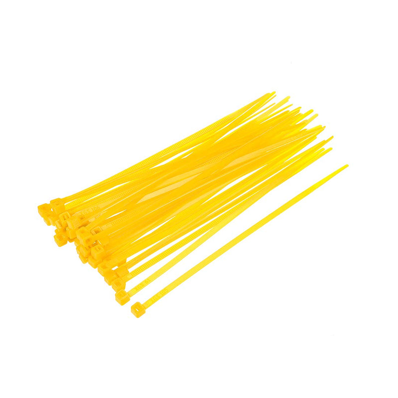  [AUSTRALIA] - uxcell Nylon Cable Ties 6 Inch Length 0.14 Inch Width Self-Locking Zip Ties Yellow 150pcs