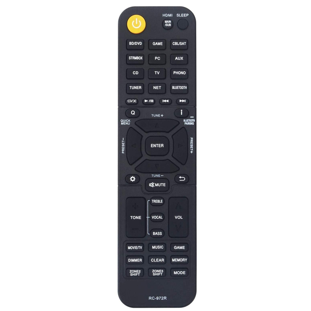 RC-972R Replacement Remote Control fit for Onkyo AV Receiver System TX-NR595 TX-RZ840 TX-NR797 TX-NR696 TXNR595 TXRZ840 TXNR797 TXNR696 - LeoForward Australia