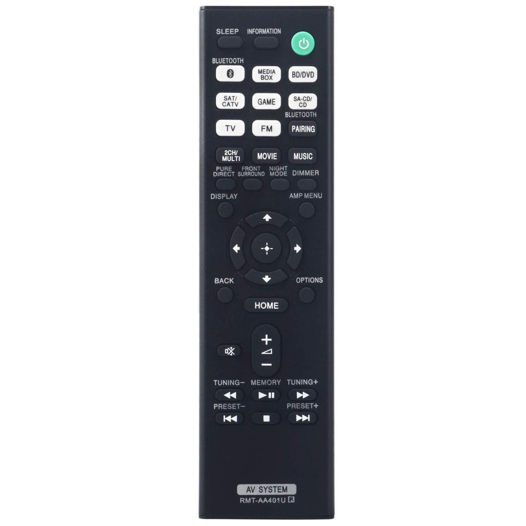 RMT-AA401U Replacement Remote Control fit for Sony AV Receiver System STR-DH590 STR-DH790 STR-DH190 STRDH590 STRDH790 STRDH190 - LeoForward Australia