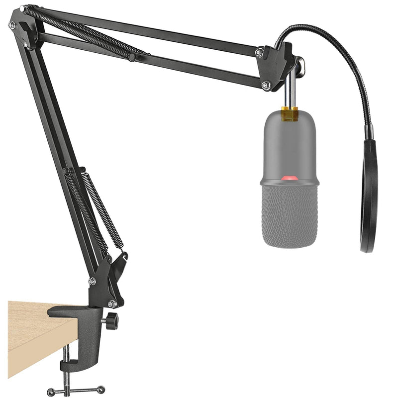  [AUSTRALIA] - SUNMON Solocast Mic Stand with Pop Filter For HyperX Solocast Microphone