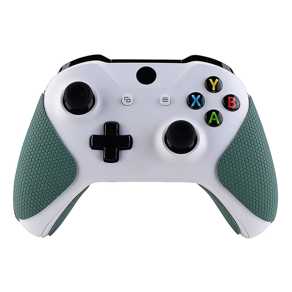 eXtremeRate Pine Green Anti-Skid Sweat-Absorbent Controller Grip for Xbox One S/X, Xbox One Controller, Professional Textured Soft Rubber Pads Handle Grips for Xbox One Xbox One S/X Controller Honeycomb Textured-Pine Green - LeoForward Australia