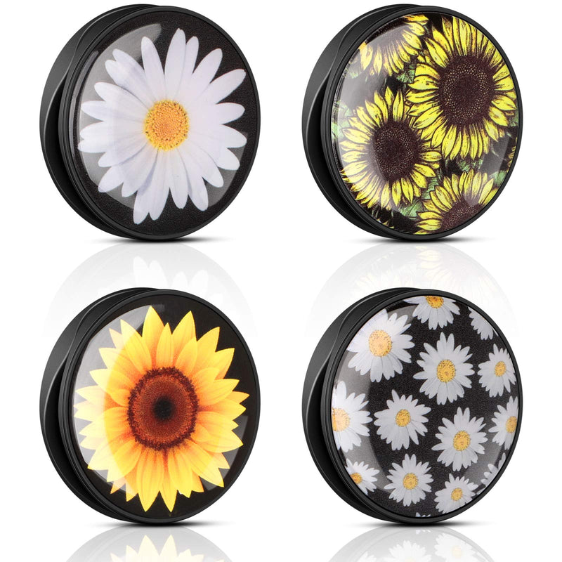 Konohan 4 Pieces Flower Expanding Stand Holder Daisy and Sunflowers Finger Stand Holders Foldable Expanding Stand Holder Phone Grip Socket Holder for Most Phone Cases and Tablets - LeoForward Australia