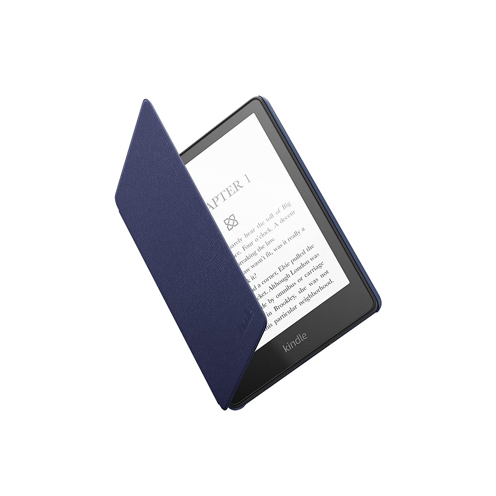  [AUSTRALIA] - Kindle Paperwhite Leather Cover (11th Generation-2021) Deep Sea Blue
