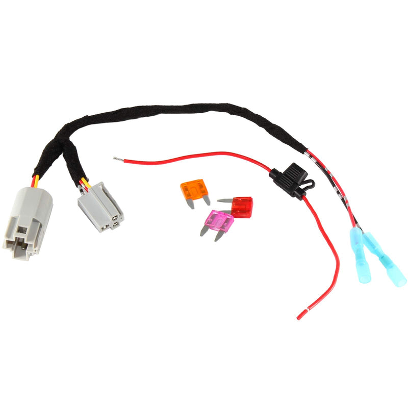  [AUSTRALIA] - RED WOLF 12V Power Outlet Adapter Compatible with 2000-2022 Chevy GMC Buick Cadillac Escalade Add Backup Camera Driving Detector Portable GPS 12V Power Supply Harness Socket
