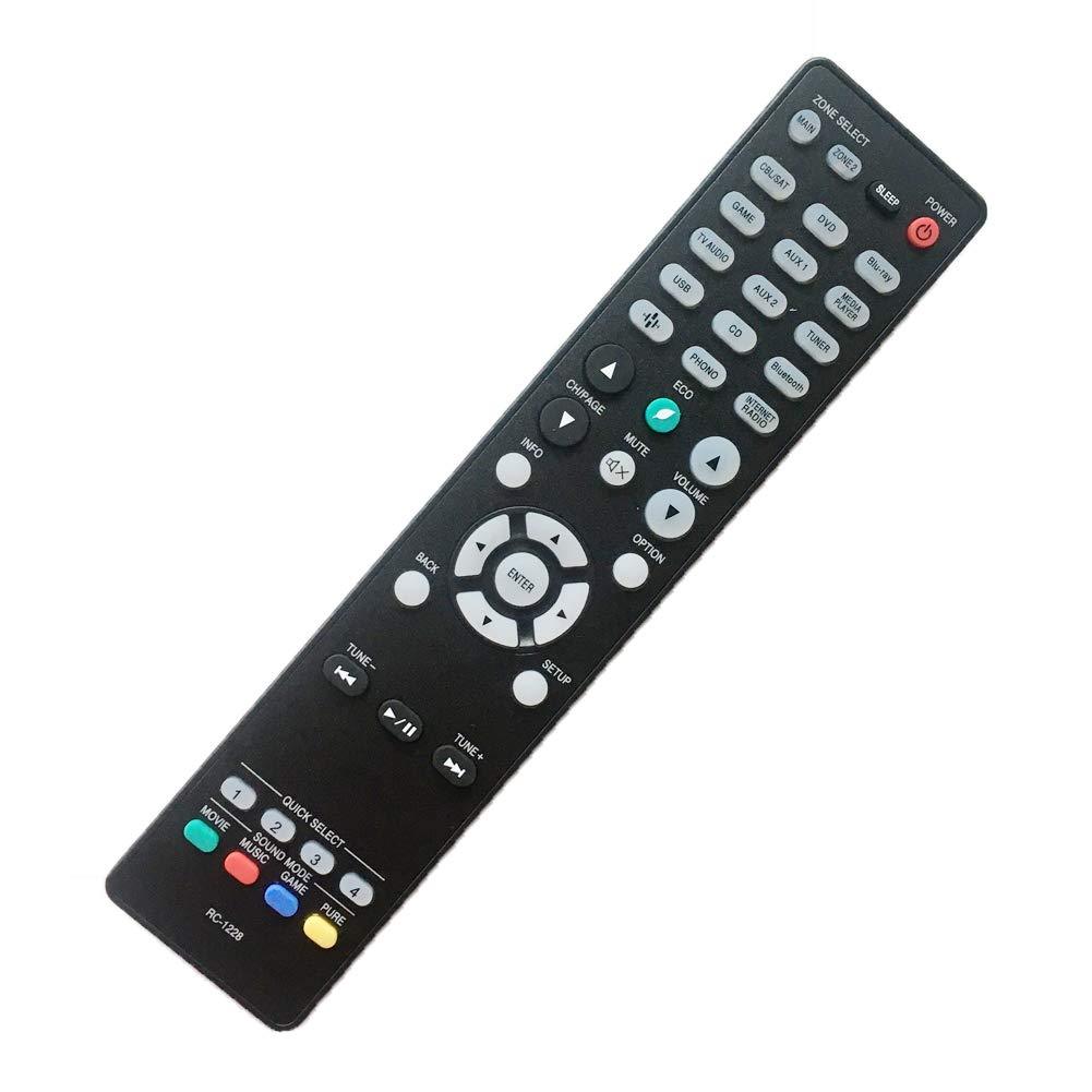 RC-1228 Replace Remote Compatible for Denon AV Receiver AVR-X2400H AVR-S730H AVR-S930H AVR-X3400H AVR-S950H AVR-S920W AVR-X2300W AVR-X1300W AVR-X3200W AVR-X2200W AVR-S910W AVR-X5200W AVR-X3300W - LeoForward Australia