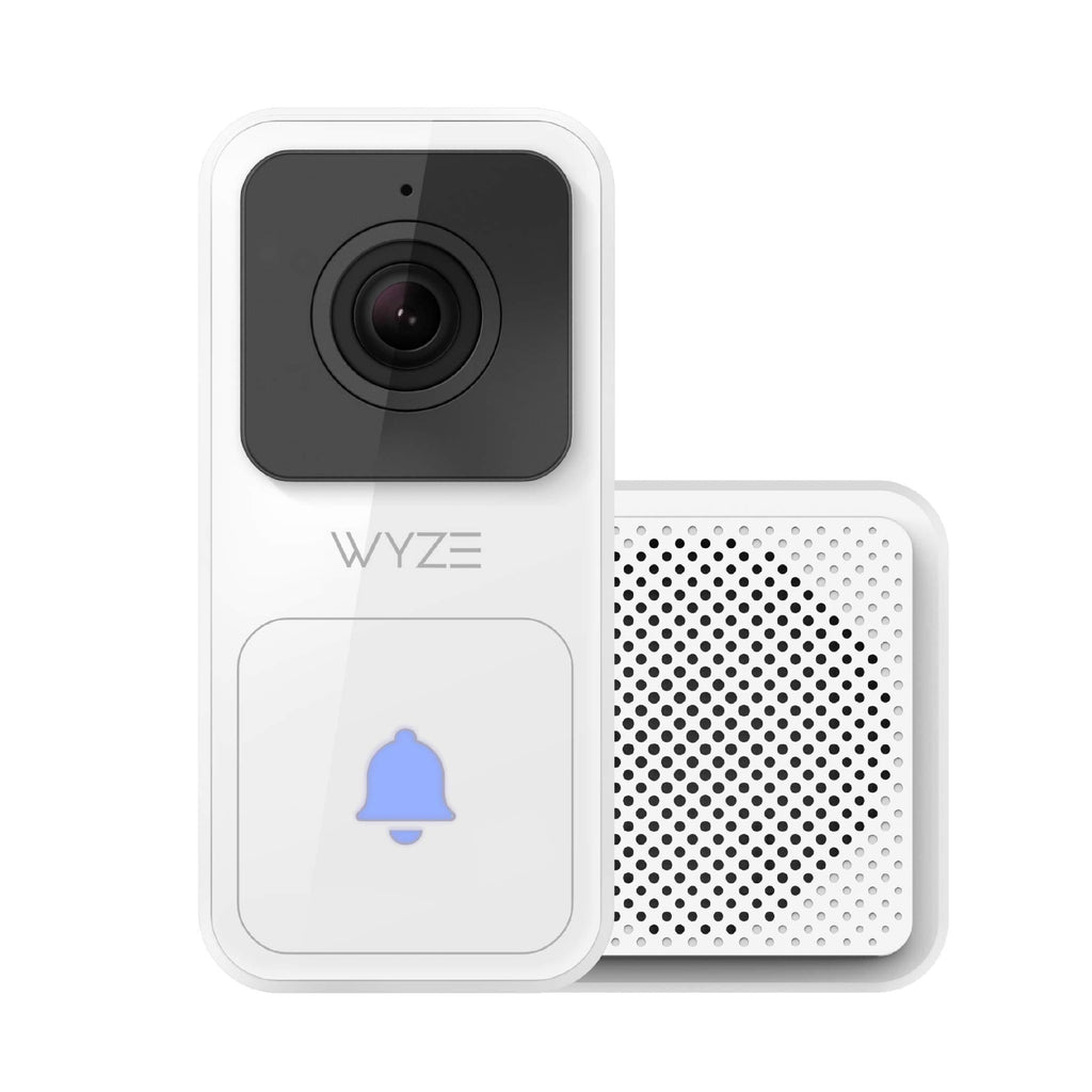  [AUSTRALIA] - Wyze Video Doorbell with Chime (Horizontal Wedge Included), 1080p HD Video, 3:4 Aspect Ratio: 3:4 Head-to-Toe View, 2-Way Audio, Night Vision, Hardwired Wyze Video Doorbell