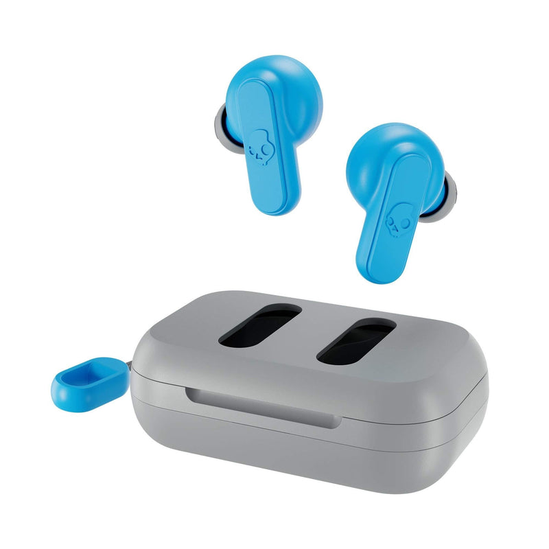Skullcandy Dime True Wireless in-Ear Earbud - Light Grey/Blue One-Size - LeoForward Australia