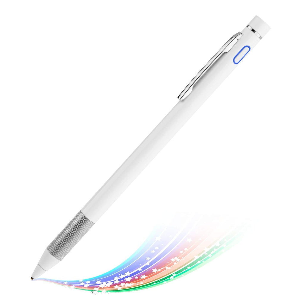 Pencil for Samsung Galaxy Tab A7 Stylus, Rsepvwy Active Digital Stylus with 1.5mm Ultra Fine Tip Stylus Pen for Samsung Galaxy Tab A7,White - LeoForward Australia