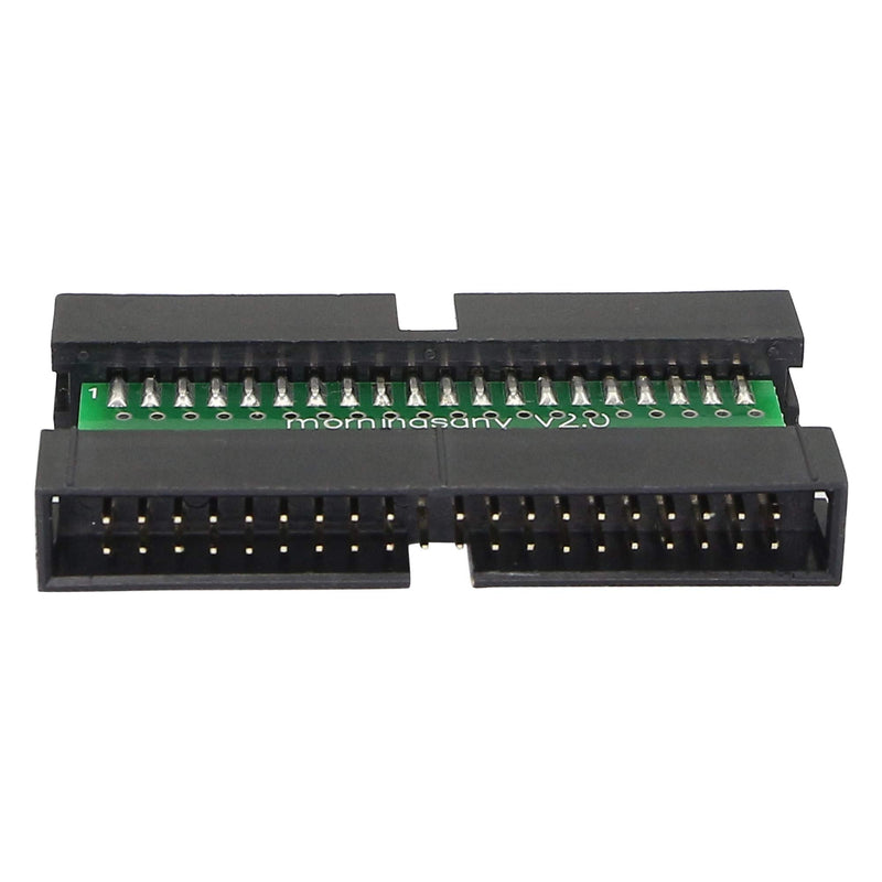  [AUSTRALIA] - PNGKNYOCN IDE 40 Pin Male to Male Hard Drive Adapter 3.5 Inch Hard Disk Interface Male to Male Plug Industrial Computer POS Machine IDE Electronic Disk Adapter (Parallel Type)
