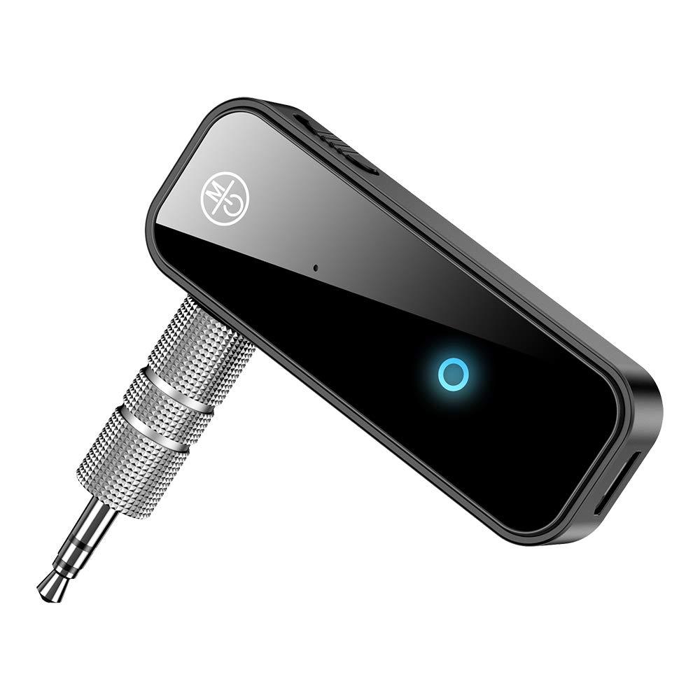 GMCELL Bluetooth 5.0 Adapter 3.5mm Jack Aux Reciever, 2-in-1 Wireless Transmitter & Receiver for Streaming Audio of TV, PC, Speaker, Headphones, Car, Home Stereo - LeoForward Australia