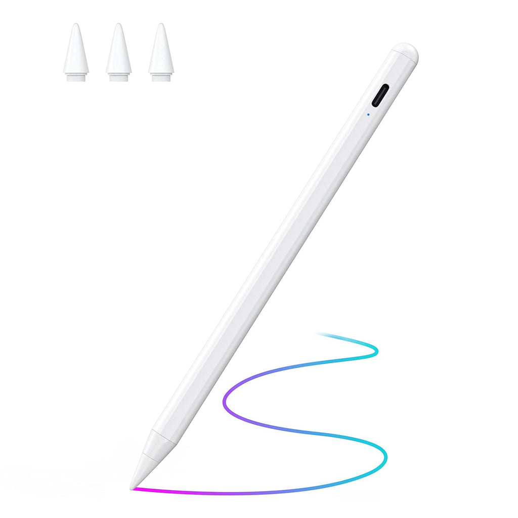 Stylus Pen Compatible with Apple iPad (2018 and Later), Palm Rejection, Tilting Detection, Magnetic Adsorption for iPad Pro (11/12.9 Inch), iPad 6/7/8th Gen, iPad Air 3rd/4th Gen, iPad Mini 5th Gen - LeoForward Australia