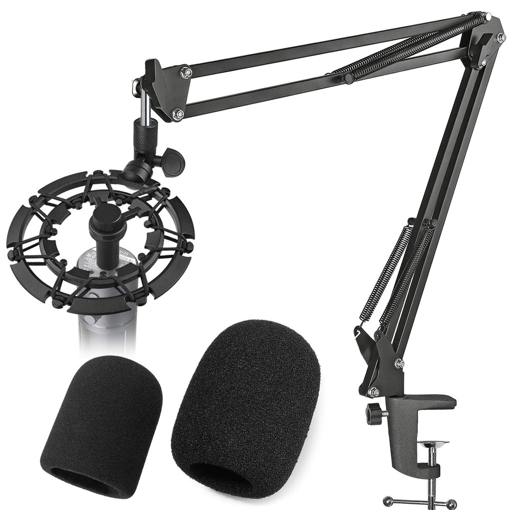  [AUSTRALIA] - Razer Seiren X Mic Boom Arm with Foam Cover - Mic Stand with Shock Mount and Foam for Razer Seiren X Microphone by YOUSHARES