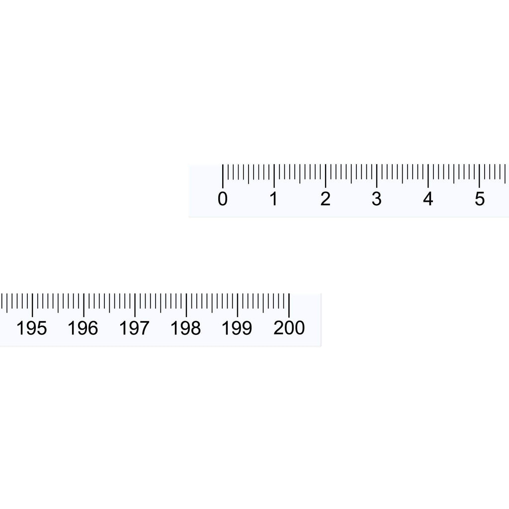  [AUSTRALIA] - uxcell Adhesive Backed Tape Measure 2M Left to Right Read Measuring Tapes Stick on Workbench Ruler (White)