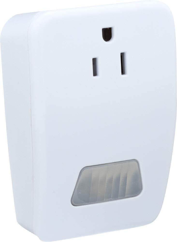  [AUSTRALIA] - Motion Sensor Light Control – Outlet Plug-in Controller Turns On Indoor Lights When Movement Is Detected – LED Compatible, Ideal For Dark Rooms, Hallways –25ft Detection, 100 Degree Zone, MLC4BC 2