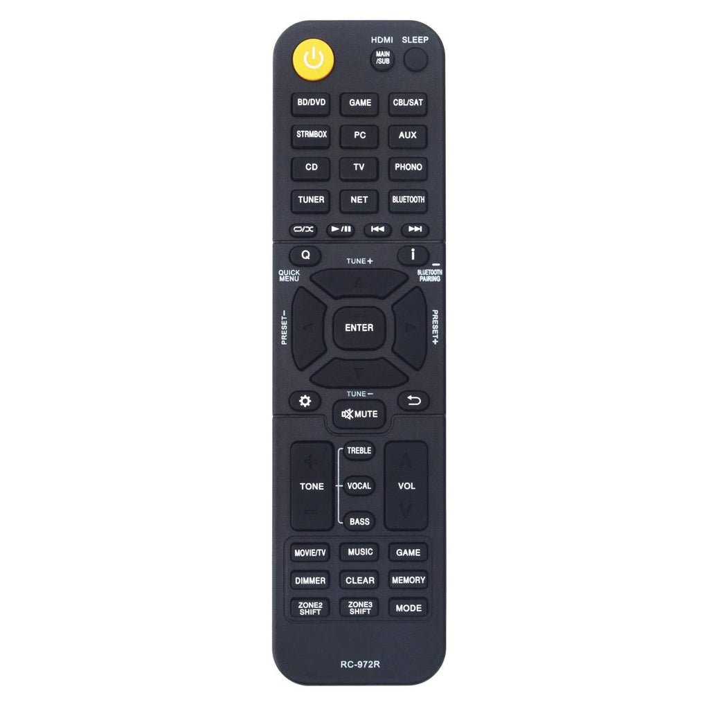 New RC-972R Replaced Remote Control fit for Onkyo AV Receiver TXNR797 TX-NR696 TX-NR595 - LeoForward Australia