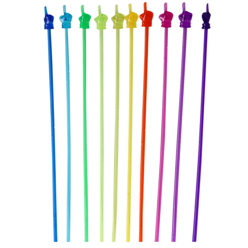  [AUSTRALIA] - NUOBESTY 10pcs Hand Pointers for Teachers Kids Toys Gesture Pointer Sticks Teacher Homeschool Classroom Helper Kisd Party Favors Gifts Mixed Color