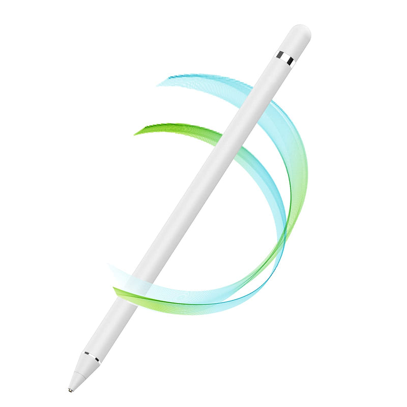 CMARS Active Stylus Digital Pen for ipad, ipad Pens Compatible for iOS, Android, iPad Pro/Air/Mini 2/3/4 Touch Screens Stylus Pen and More,1.5mm Fine Point Rechargeable Pen for Tablet（White） Universal Version - LeoForward Australia