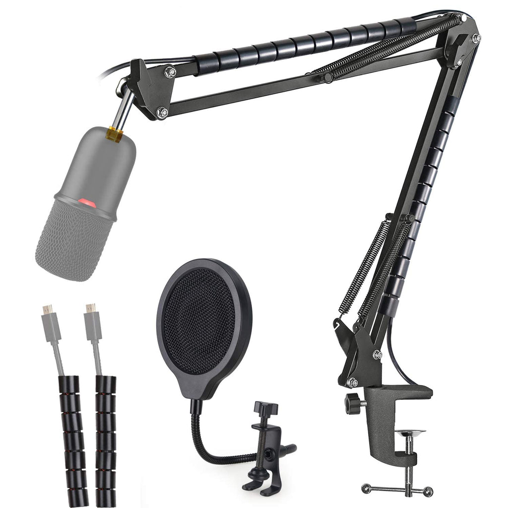  [AUSTRALIA] - HyperX SoloCast Mic Stand with Pop Filter - 4 Inch 3 Layers Windscreen Mic Pop Filter to Improve Sound Quality by YOUSHARES