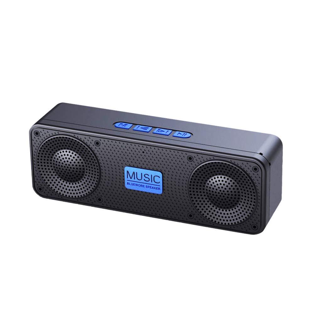 Bluetooth Speaker,Crystal Clear 3D Stereo Hi-Fi Bass Portable Wireless Bluetooth Speaker 5.0 with 18H Playtime,Two Speaker Together Create Wonderful Sound,Blue Blue 1pack - LeoForward Australia