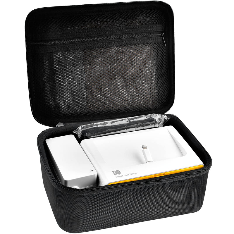  [AUSTRALIA] - Case Compatible with Kodak Dock Plus/Kodak Dock Premium Wi-Fi Portable 4x6” Instant Photo Printer. Bluetooth Photo Printing Holder for Adapter, Cartridge, Printer Paper, Power Cord (Box Only)