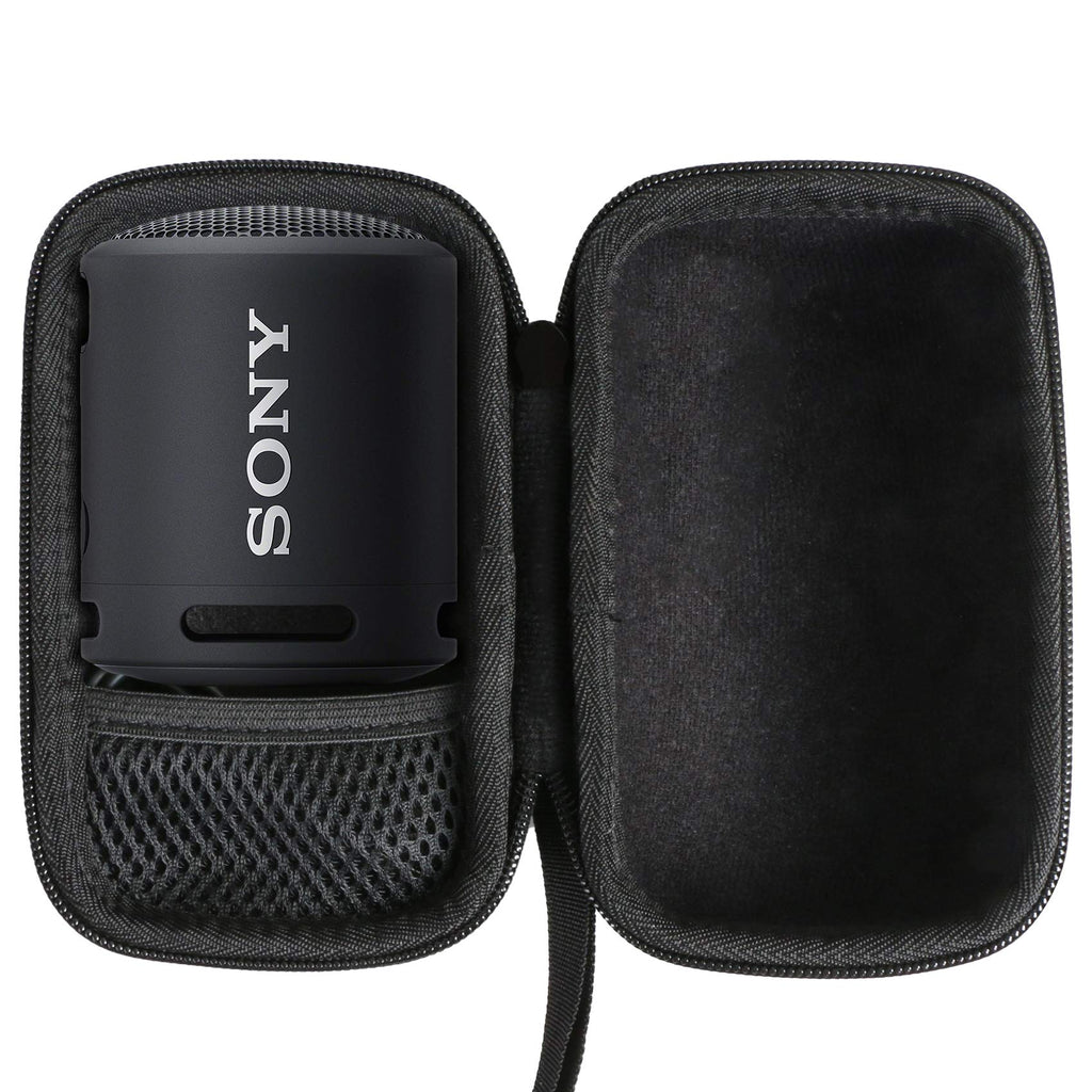 Khanka Hard Travel Case Replacement for Sony SRS-XB13 Extra Bass Compact Portable Waterproof Bluetooth Speaker (Black) Black - LeoForward Australia