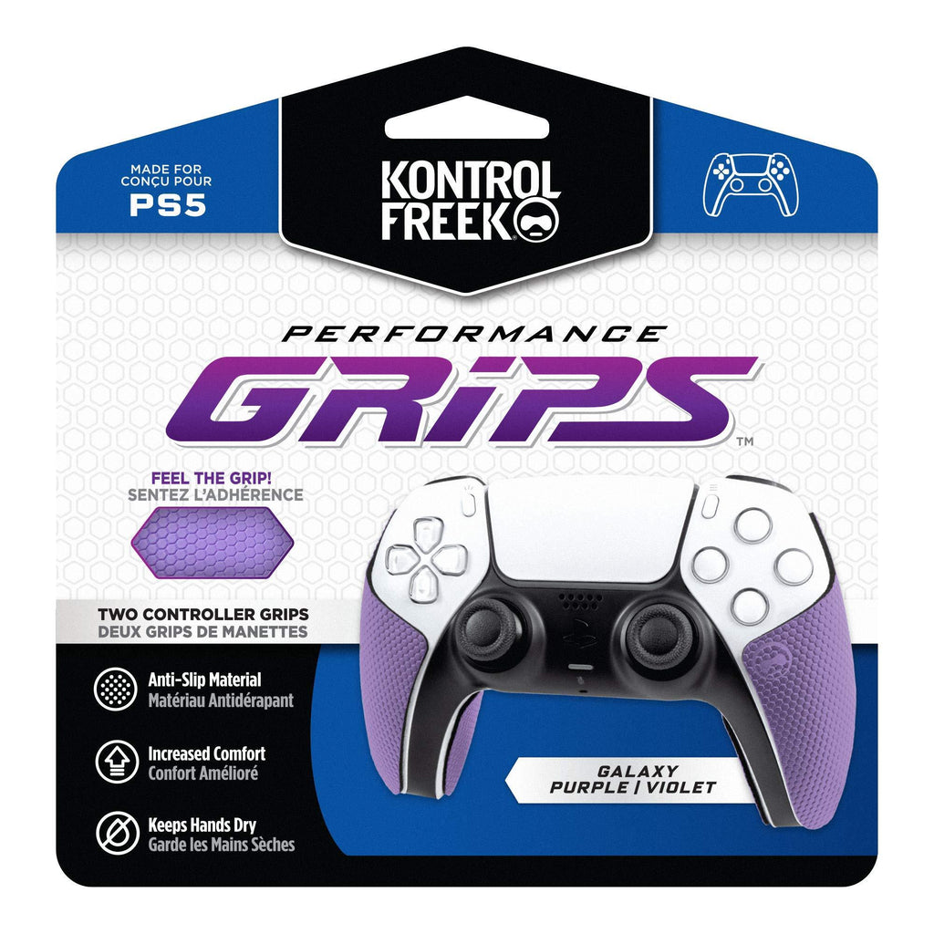 KontrolFreek Performance Grips for Playstation 5 (PS5) Controller (Galaxy Purple) Galaxy Purple - LeoForward Australia