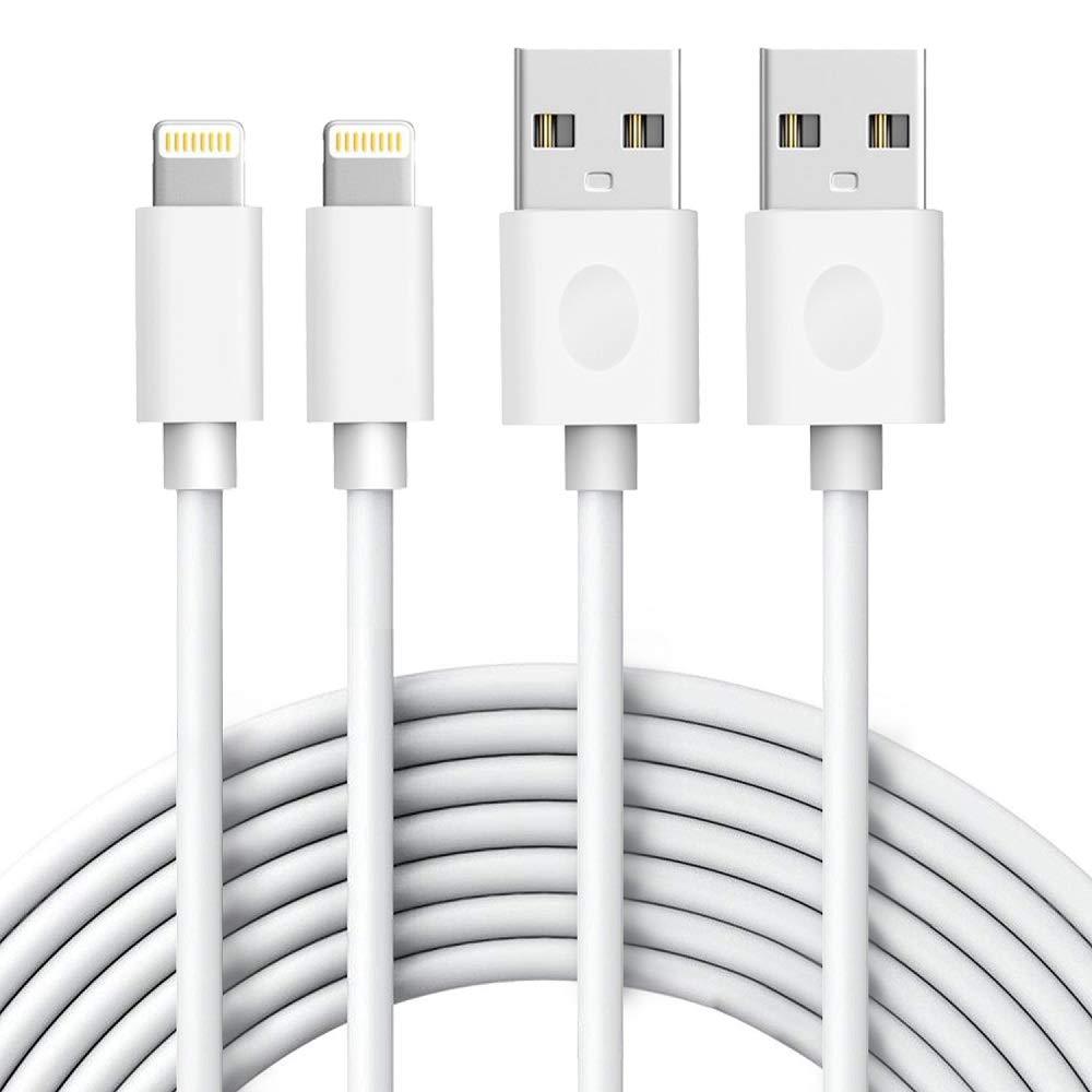 iPhone Charger, [Apple MFi Certified] AEAOA 2Pack 6FT USB to Lightning Cable Power Fast Charging Data Sync Transfer Cord Compatible with iPhone 13 12 11 Pro Max XS XR X 8 7 Plus 6S SE iPad and More - LeoForward Australia