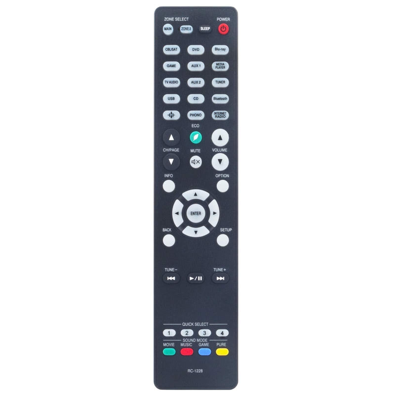 New RC-1228 Replacement Remote fit for Denon Integrated Network AV Receiver AVR-S950H AVR-X3500H AVR-S940H AVR-X2500H AVR-X2600H AVR-X2600H-DAB AVR-X3600H sub RC-1226 RC-1192 RC-1218 RC-1217 RC-1227 - LeoForward Australia