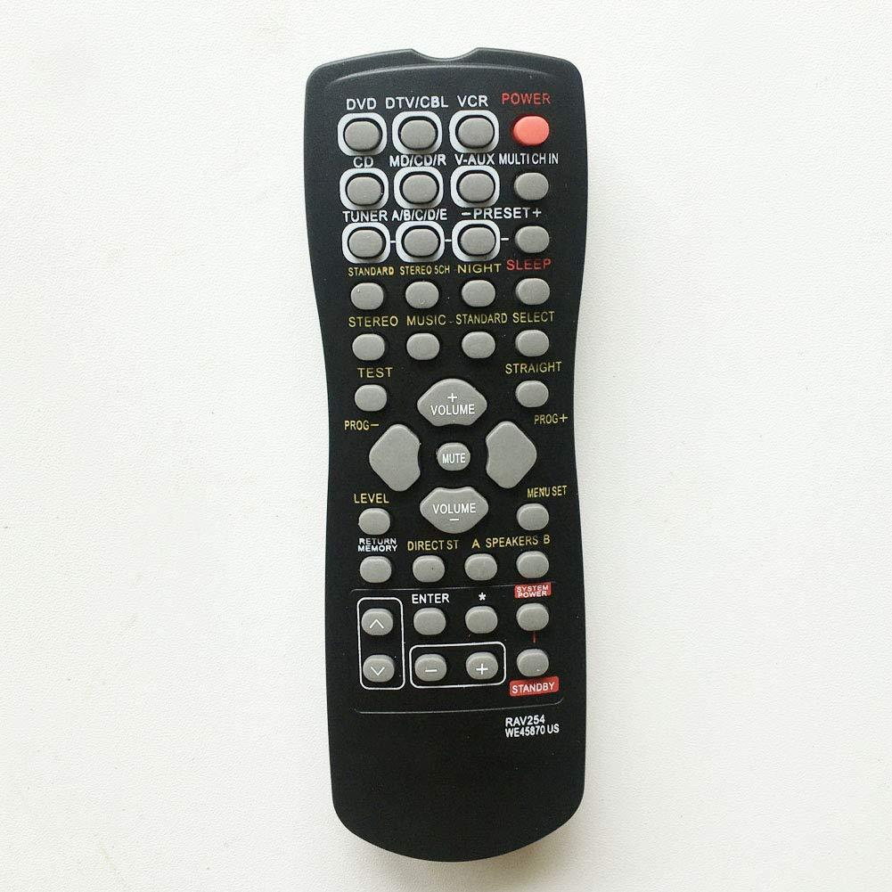 RAV254 Replace Remote Control fit for Yamaha AV Receiver RX-V350 RX-V359 RX-V373 RX-V390 RX-459 RX-V496 HTR-5240 HTR-5250 HTR-5630 - LeoForward Australia