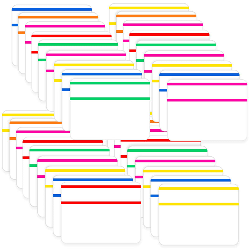  [AUSTRALIA] - 2 Inch Sticky Tabs Colored Index Tabs Self Adhesive Flag Tabs Page Markers for Books and Classify Files, Binder, File Folders (240 Pieces) 240
