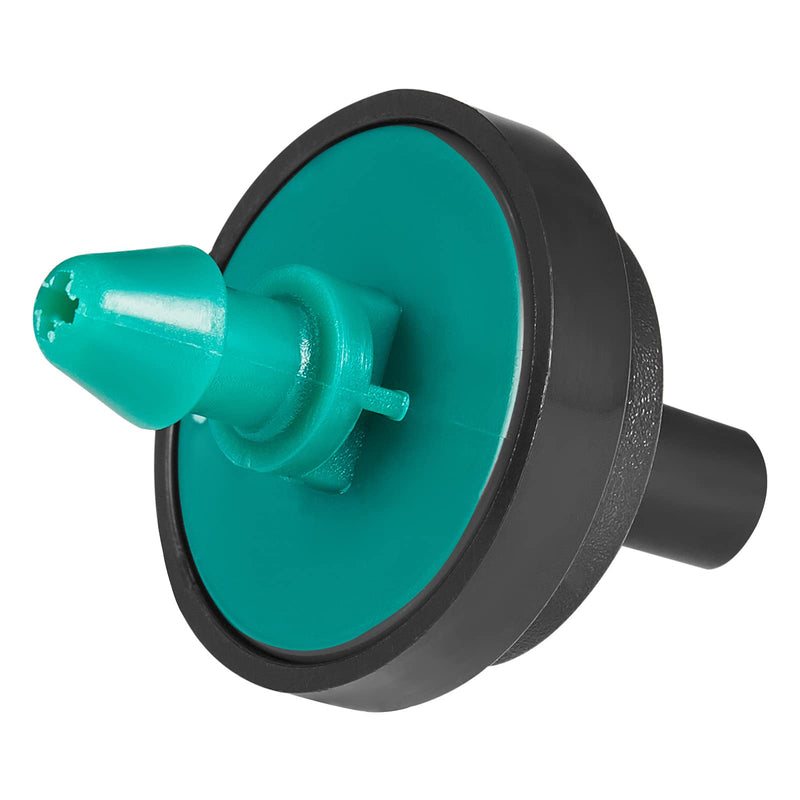  [AUSTRALIA] - LiquiDrip 2 GPH Irrigation Drippers & Drip Emitters Maintain Constant Flow, 2 GPH Pressure Compensating Drippers, 2 GPH Inline Drippers & Drip Irrigation Emitters, 50 Per Bag, Green/Black