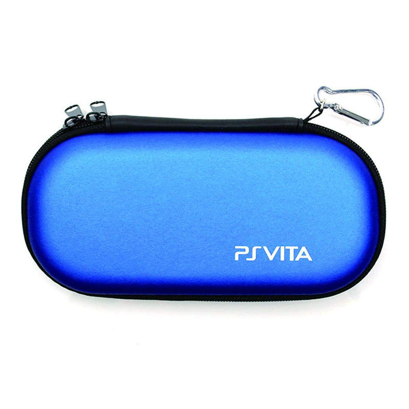  [AUSTRALIA] - ELIATER Playstation Vita Carring Case Portable Travel Pouch Cover Zipper Bag Compatible for Sony PSVita 1000 2000 Game Console (Blue) Blue