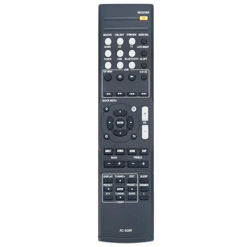 RC-928R Replace Remote Control Applicable for Onkyo AV Receiver TX-SR353 HT-S3800 HT-S3900 HT-R397 HTP-395 TX-SR373 TXSR353 HTS3800 HTS3900 HTR397 HTP395 TXSR373 - LeoForward Australia