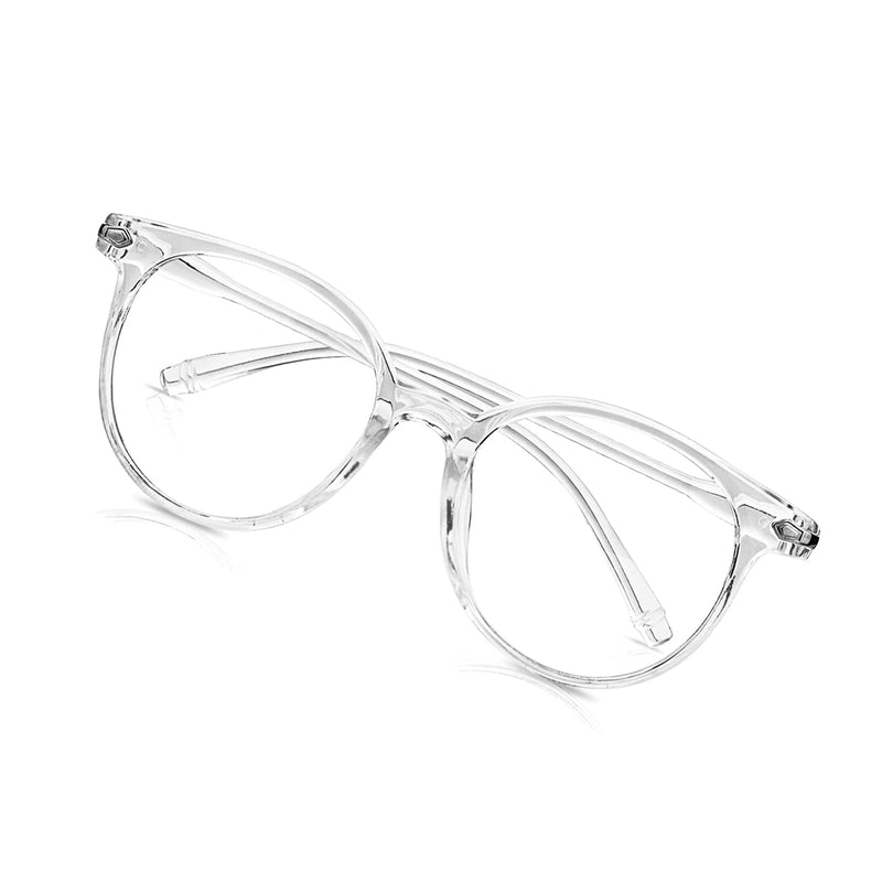 Craebuer Blue Blockers Glasses for Women Men, Retro Round Blue light Blocking Reading Eyeglasses with Lightweight Frame, Anti Eyestrain UV Glare Filter Eyewear - LeoForward Australia