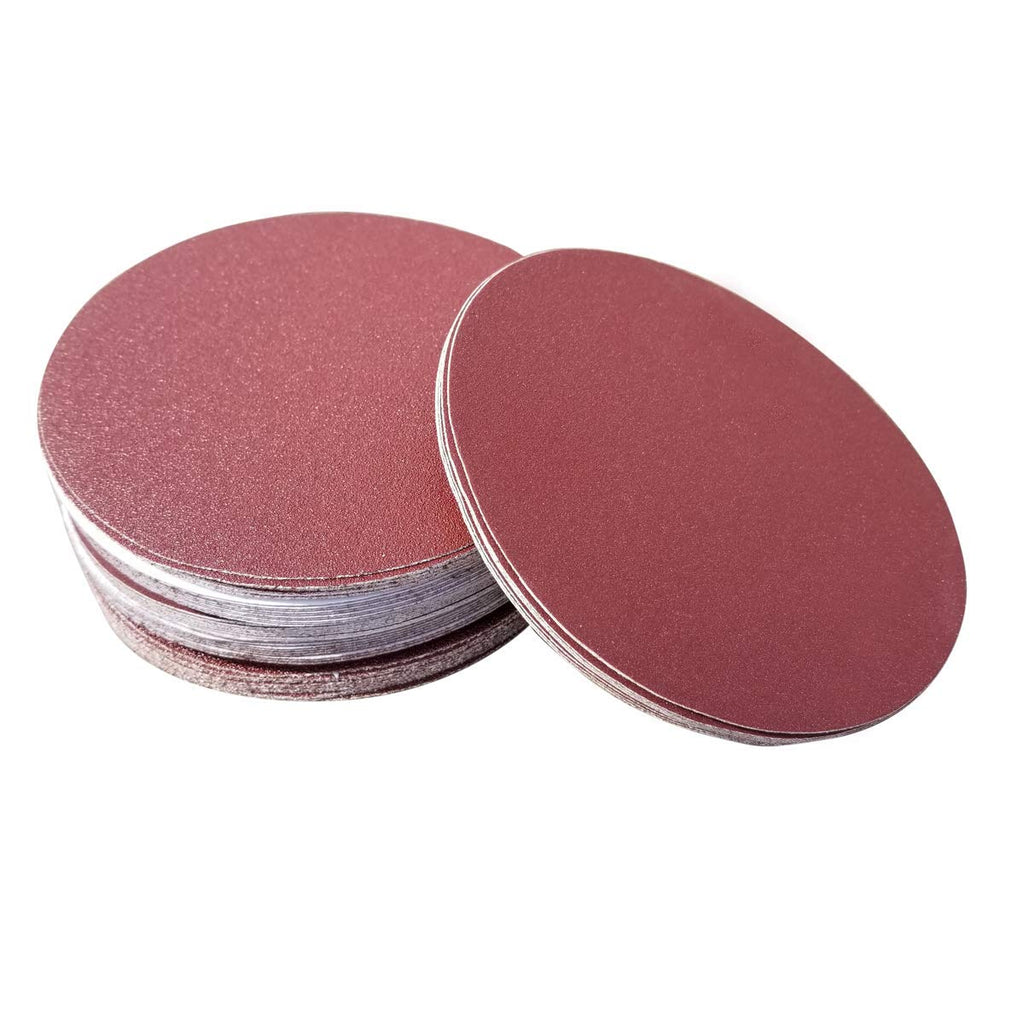  [AUSTRALIA] - 5 Inch PSA Sanding Discs, Self Adhsive Back Assorted Aluminum Oxide Sandpaper 80 100 120 180 240 400 Grits,60 Pack