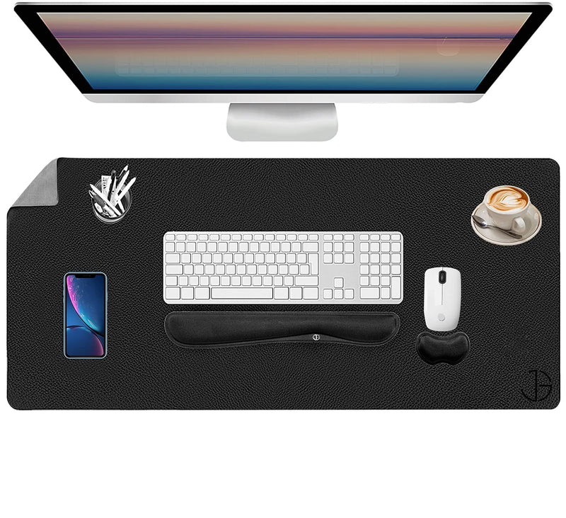  [AUSTRALIA] - Large Mouse Pad, Desk Pad, Waterproof Desk Protector Mat, Leather Desk Pad for Keyboard and Mouse and a Great Desk blotter for Home and Office use, 31.5” x 15.7” Large