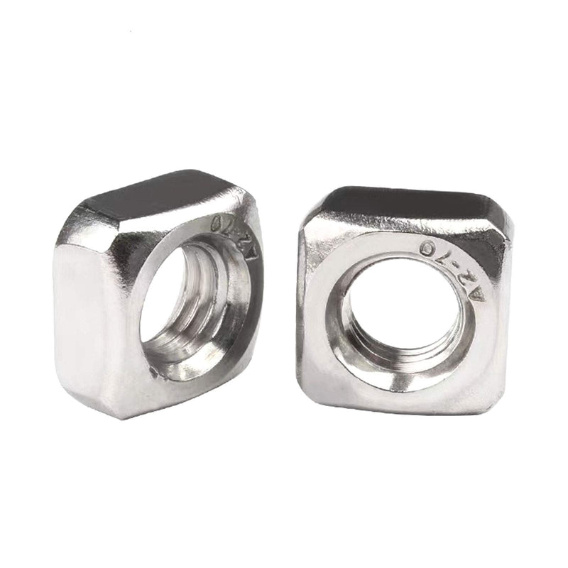  [AUSTRALIA] - M4-0.7 Square Nuts, 304 Stainless Steel Metric Coarse Thread Assortment Kit (100 Pcs) M4-0.7（100 Pcs）