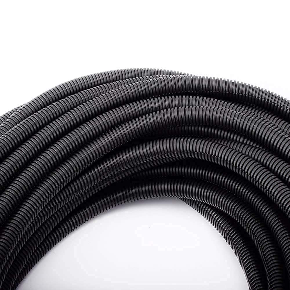  [AUSTRALIA] - ZhiYo 50 FT 3/8” & 50 FT 1/2” Wire Loom Split Tubing Bundle